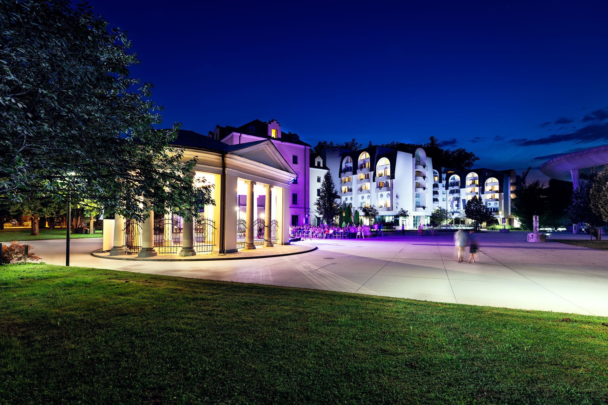 Nočna fotografija Grand hotel Sava Rogaška Slatina